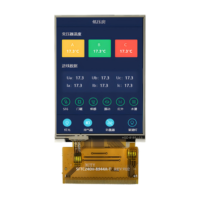 2.4 اینچ TFT LCD Display تولید کننده چین ILI9341 راننده IC 400 Nits MCU& RGB Interface
