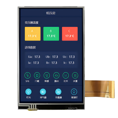 عرضه کارخانه LCD TFT چین 3.5 اینچ 320x480 پیکسل با صفحه لمسی مقاوم