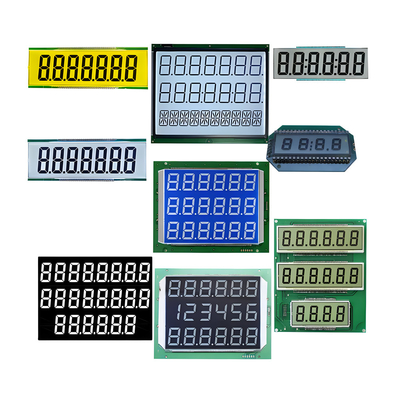 صفحه نمایش LCD سفارشی TN/HTN/STN/FSTN/VA قطعه ی تک رنگ شخصیت گرافیک COG Dot Matix صفحه LCD