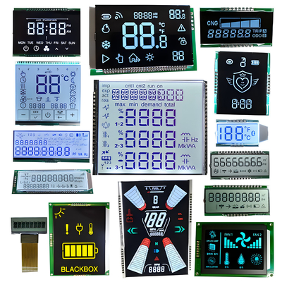 صفحه نمایش LCD قطعه OEM سفارشی TN STN HTN VA FSTN بازتاب دهنده