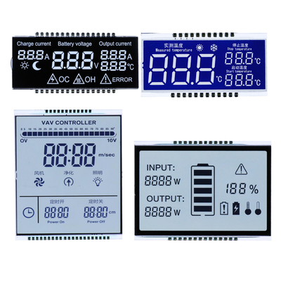 صفحه نمایش LCD سفارشی TN/HTN/STN/FSTN/VA قطعه ی تک رنگ شخصیت گرافیک COG Dot Matix صفحه LCD