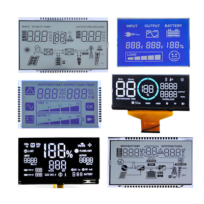 صفحه نمایش LCD سفارشی TN/HTN/STN/FSTN/VA قطعه ی تک رنگ شخصیت گرافیک COG Dot Matix صفحه LCD