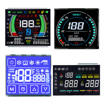 صفحه نمایش LCD سفارشی TN/HTN/STN/FSTN/VA قطعه ی تک رنگ شخصیت گرافیک COG Dot Matix صفحه LCD