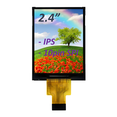 گارانتی قیمت پایین 2.4 اینچ IPS TFT LCD 10 پین رابط SPI