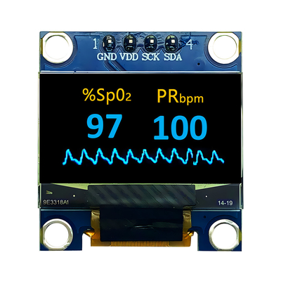 0ماژول صفحه نمایش OLED 96 اینچی 12864 128X64 IIC I2C درایور 4 پین برای Raspberry Pi Arduino