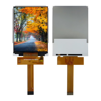 3صفحه نمایش LCD 2 اینچی SPI TFT 240*320 پیکسل ZIF FPC 18 Pin ST7789V/ILI9341 Driver IC