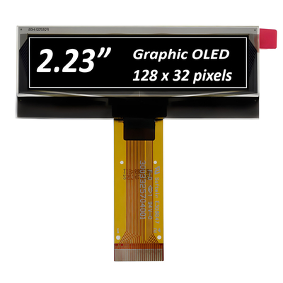 2.23 اینچ ماژول صفحه نمایش OLED 128 * 32 نقطه ماتریس صفحه نمایش PMOLED SSD1305 راننده 24Pin