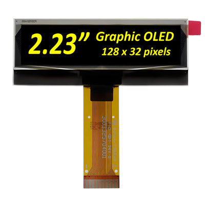 2.23 اینچ ماژول صفحه نمایش OLED 128 * 32 نقطه ماتریس صفحه نمایش PMOLED SSD1305 راننده 24Pin