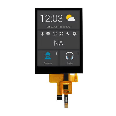 2.8 اینچ IPS TFT Display با اتصال نوری 400nits SPI IIC Interface