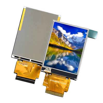 نور خورشید قابل خواندن 2.8 اینچ IPS TFT LCD با صفحه لمسی مقاوم 240 X 320 نقطه