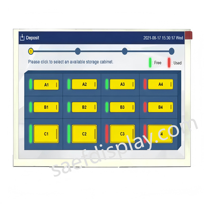5ماژول نمایش TFT IPS 7 اینچی با وضوح 640x480, روشنایی 5000 نیت و رابط RGB