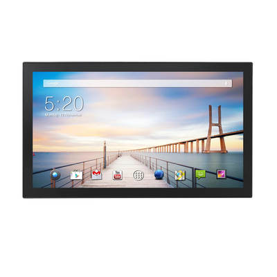 18.5 اینچ دیوار نصب اندروید AIO تبلت PC KR3288 IPS نمایش POE RJ45 پورت بدون دوربین