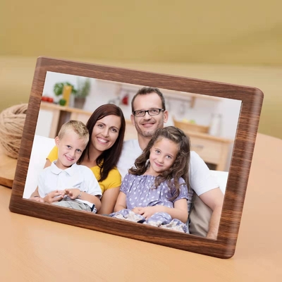 10.1 اینچ Smart WiFi Digital Photo Frame HD IPS LCD 1280x800 رزولوشن 16GB ذخیره سازی موسیقی ابری پلاستیکی اشتراک گذاری از طریق برنامه Frameo