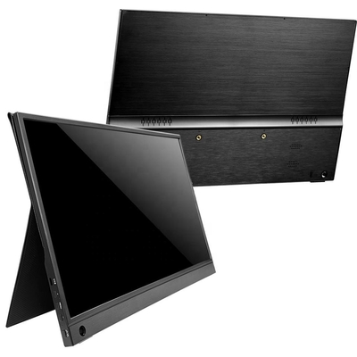 13مانیتور قابل حمل صفحه لمسی 3 اینچی، مانیتور USB C قابل حمل بازی با استند دسکتاپ برای لپ تاپ کامپیوتر تلفن صفحه نمایش دوم / گسترش