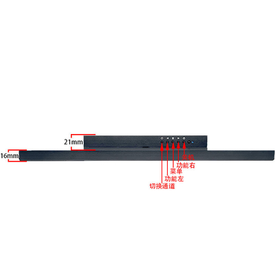 مانیتور قابل حمل LCD HDMI 15.6 اینچی با رزولوشن HD 1920*1080 پیکسل برای کنترل صنعتی، نظارت امنیتی