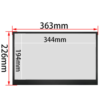 مانیتور قابل حمل LCD HDMI 15.6 اینچی با رزولوشن HD 1920*1080 پیکسل برای کنترل صنعتی، نظارت امنیتی