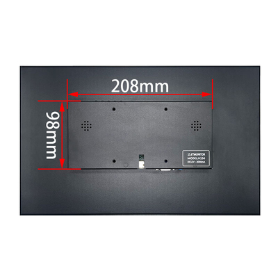 مانیتور قابل حمل LCD HDMI 15.6 اینچی با رزولوشن HD 1920*1080 پیکسل برای کنترل صنعتی، نظارت امنیتی