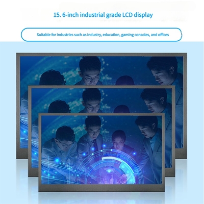 مانیتور قابل حمل LCD HDMI 15.6 اینچی با رزولوشن HD 1920*1080 پیکسل برای کنترل صنعتی، نظارت امنیتی