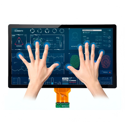 23.8" نمایشگر LCD صنعتی TFT FHD 1080p رابط LVDS زاویه دید گسترده بازتاب کم 350 cd / m2 روشنایی گواهینامه اتحادیه اروپا / ایالات متحده