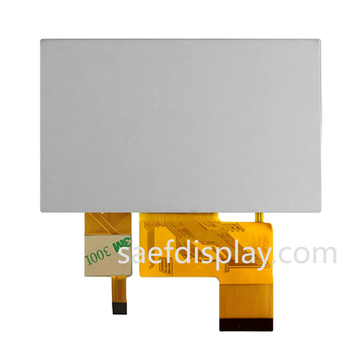 4.3" 1000nit IPS TFT LCD. 480×272 RGB. لمس ظرفیتی. RGB 24 بیتی موازی. -30 درجه سانتیگراد تا +80 درجه سانتیگراد (ایالات متحده / آلمان).