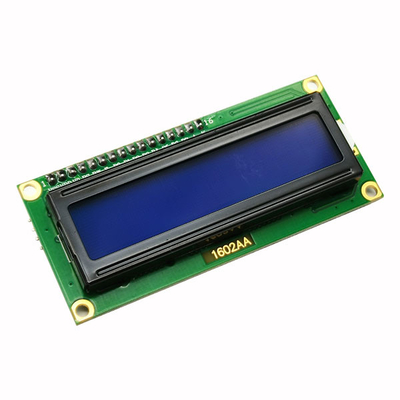 نمایشگر LCD 1602 کاراکتری 16x2 آبی 8bit Mpu موازی 5V الفبایی کوچک