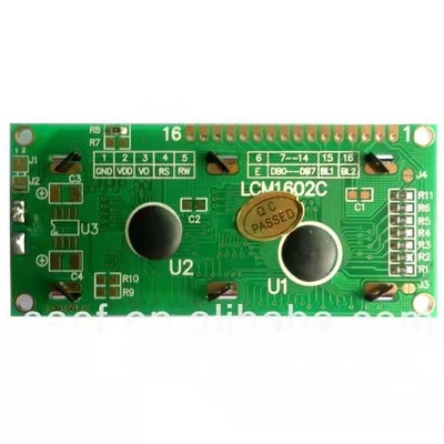 نمایشگر LCD 1602 کاراکتری 16x2 آبی 8bit Mpu موازی 5V الفبایی کوچک
