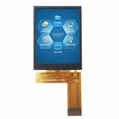TFT LCD 2.8 اینچی تمام زاویه دید 240x320 IPS نوع Tft LCD با رابط MCU/SPI/RGB