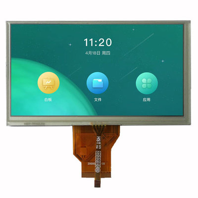 6.5 اینچ 800x480 نمایشگر LCD صنعتی TFT رابط RGB 50 پین با لمس