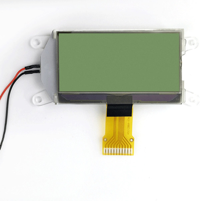 صفحه نمایش LCD گرافیکی استاندارد COG 128X64 Dot Matrix ST7565 SPI STN حالت زرد سبز