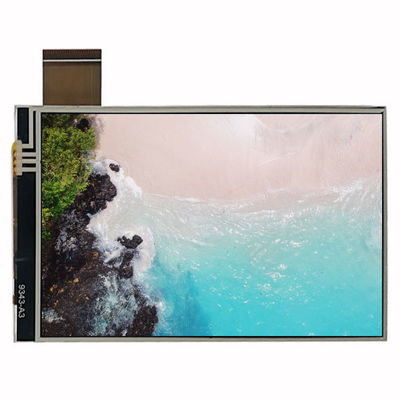 نمایشگر ماژول LCD 4 اینچی 480x800 TFT IPS با رابط RGB RTP Touch