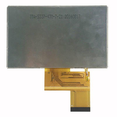480x272 LCD TFT 4.3 اینچ 40 پین IPS رابط RGB زاویه دید کامل