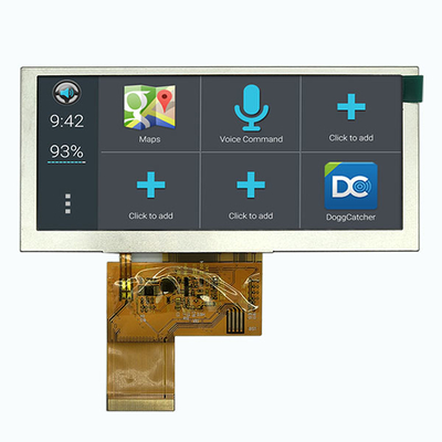صفحه نمایش 4.6 اینچی TFT LCD با ابعاد 800x320 نوار با لمس خازنی PCAP