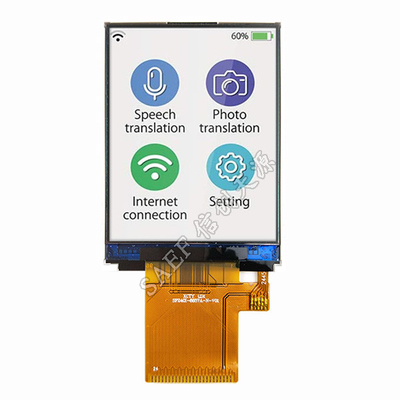 صفحه نمایش LCD TFT 2.4 اینچ 240x320 نقطه 2.4 اینچ MCU رابط ZIF FPC