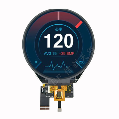 صفحه نمایش LCD دایره ای 800x800 IPS، رابط MIPI 3.4 اینچی TFT گرد با CTP