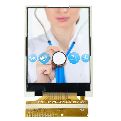 صفحه نمایش لمسی 1.77 اینچی TFT LCD 128x160 با رابط SPI OEM برای پزشکی