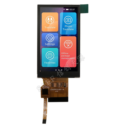 صفحه نمایش لمسی 3 اینچی 240x400 TFT LCD S6D04D1 MCU 8 بیتی 16 بیتی رابط 40 پین با صفحه نمایش لمسی خازنی PCAP