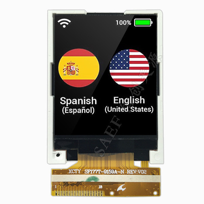 عرضه کارخانه چین 1.8 اینچ 128x160 TFT صفحه نمایش LCD صفحه نمایش QQVGA رابط SPI