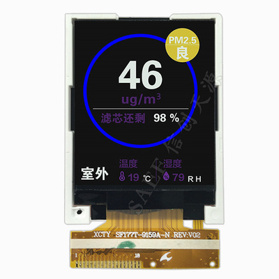عرضه کارخانه چین 1.8 اینچ 128x160 TFT صفحه نمایش LCD صفحه نمایش QQVGA رابط SPI