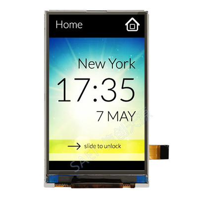 نمایشگر HX8369 TFT LCD 3.7 اینچی 480x800 IPS برای دستگاه های هوشمند صفحه جلو