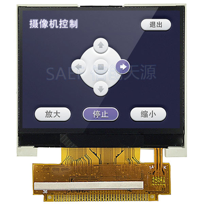 صفحه نمایش لمسی LCD پزشکی 320x240 2.3 اینچ ILI9342C MCU 8 بیت رابط 36 پین
