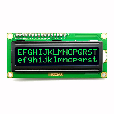 نمایشگر LCD کاراکتری COB 1602 16x2 با کاراکتر سفید قرمز نارنجی