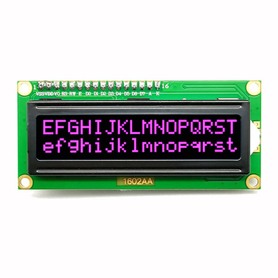 نمایشگر LCD کاراکتری COB 1602 16x2 با کاراکتر سفید قرمز نارنجی