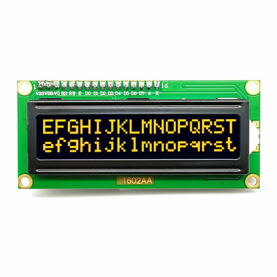 نمایشگر LCD کاراکتری COB 1602 16x2 با کاراکتر سفید قرمز نارنجی
