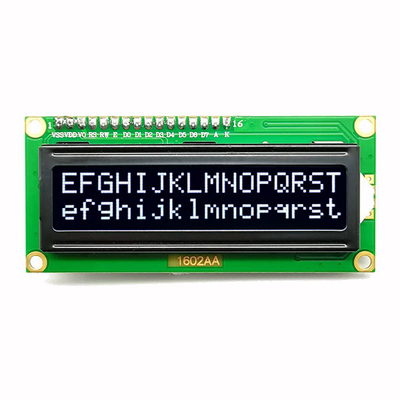 نمایشگر LCD کاراکتری COB 1602 16x2 با کاراکتر سفید قرمز نارنجی