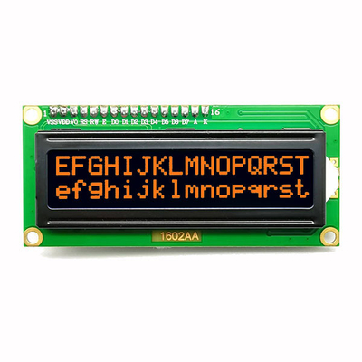 نمایشگر LCD کاراکتری COB 1602 16x2 با کاراکتر سفید قرمز نارنجی