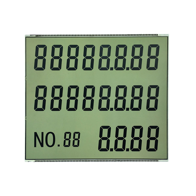 صفحه نمایش LCD هفت بخش HTN با اتصال پین فلزی OEM ODM