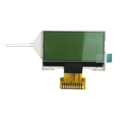 رابط SPI 128x64 COG LCD ماژول زرد رنگ پس زمینه سبز