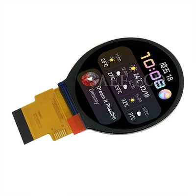 صفحه نمایش TFT 1000 نیت روشنایی بالا، 2.1 اینچ دور TFT LCD 480x480 نقطه ماتریس SPI&RGB رابط