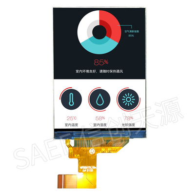 صفحه نمایش لمسی 480x640 VGA TFT LCD 2.88 اینچی با رابط MIPI 2 Lane 21 پین