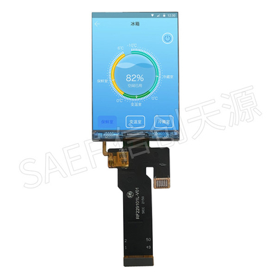 رابط کاربری 8 بیتی RGB IPS TFT LCD 344x476 2.29 اینچی ST77903 با PPI بالا